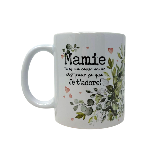 TASSE MAMIE TU AS UN COEUR EN OR | LA FABRIQUE CHAMPÊTRE