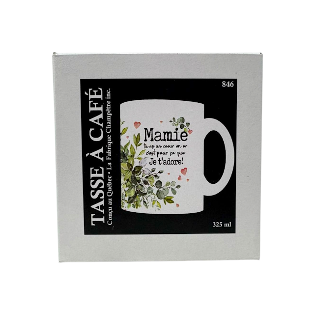 TASSE MAMIE TU AS UN COEUR EN OR | LA FABRIQUE CHAMPÊTRE