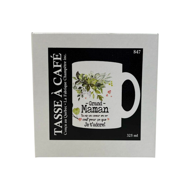TASSE GRAND-MAMAN JE T'ADORE | LA FABRIQUE CHAMPÊTRE
