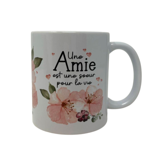 TASSE UNE AMIE EST UNE SOEUR POUR LA VIE