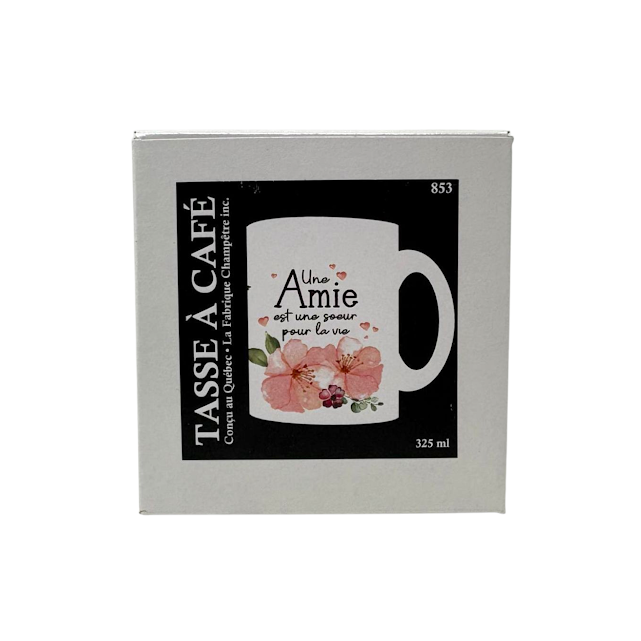 TASSE UNE AMIE EST UNE SOEUR POUR LA VIE | LA FABRIQUE CHAMPÊTRE