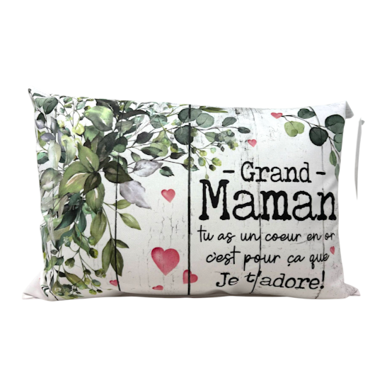 COUSSIN GRAND-MAMAN JE T'ADORE