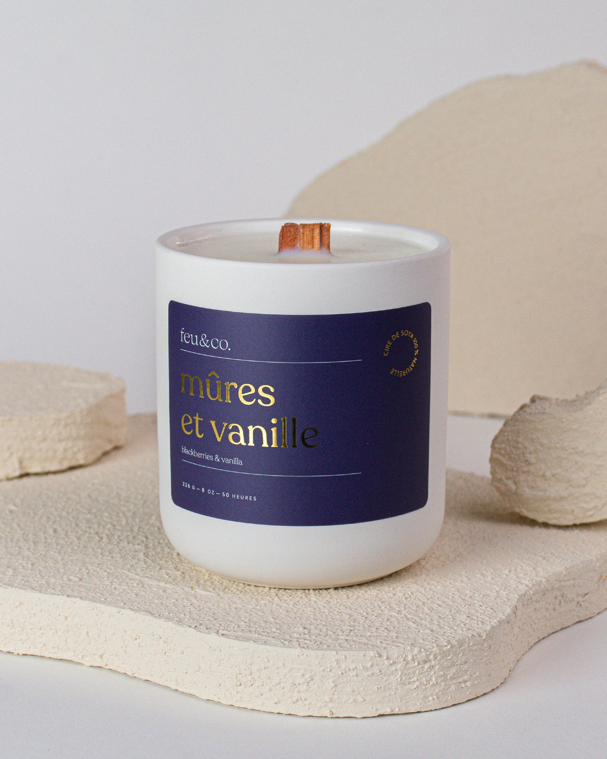 BOUGIE MURES ET VANILLE