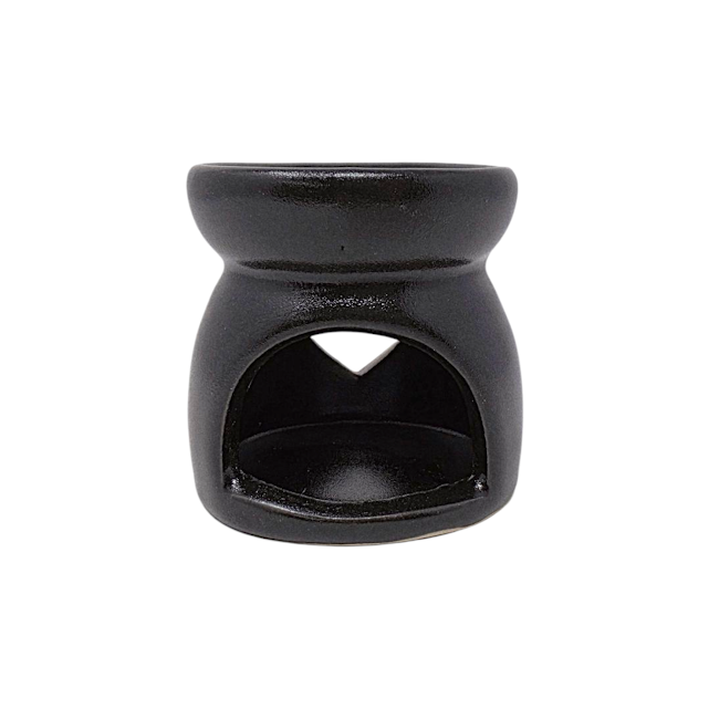 DIFFUSEUR (BRULEUR) HUILE ESSENTIELLE NOIR AVEC COEUR