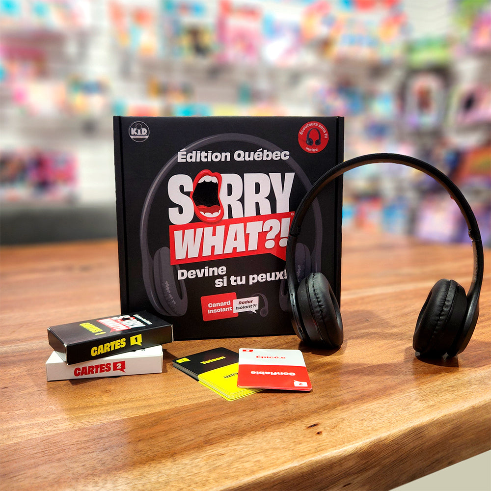 JEU SORRY WHAT?! – ÉDITION QUÉBEC