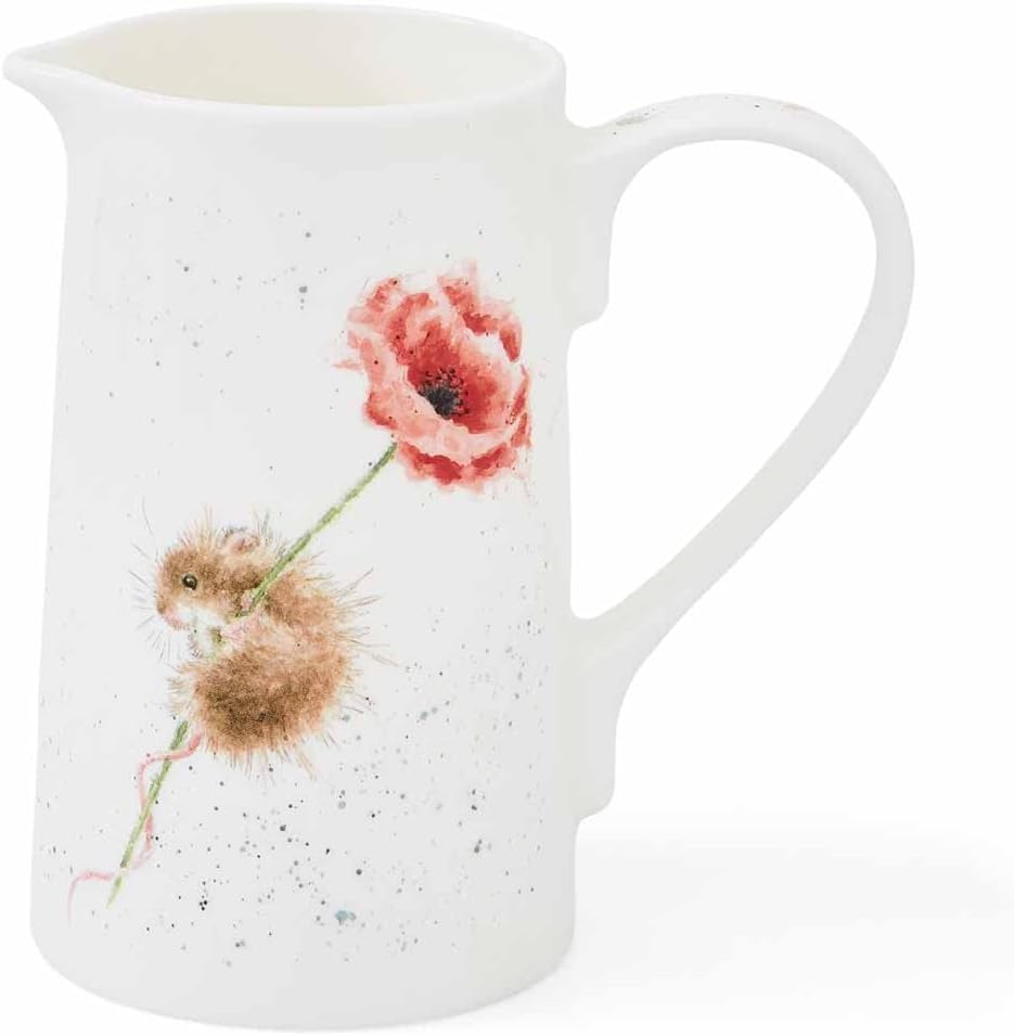 PICHET PORCELAINE SOURIS ET COQUELICOT WRENDALE DESIGNS | ROYAL WORCESTER