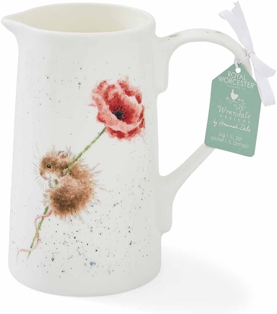 PICHET PORCELAINE SOURIS ET COQUELICOT WRENDALE DESIGNS | ROYAL WORCESTER