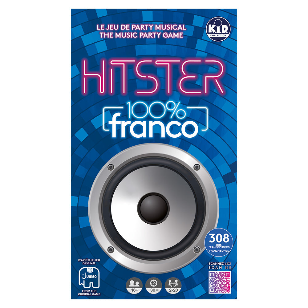 HITSTER 100% FRANCO – JEU DE PARTY MUSICAL