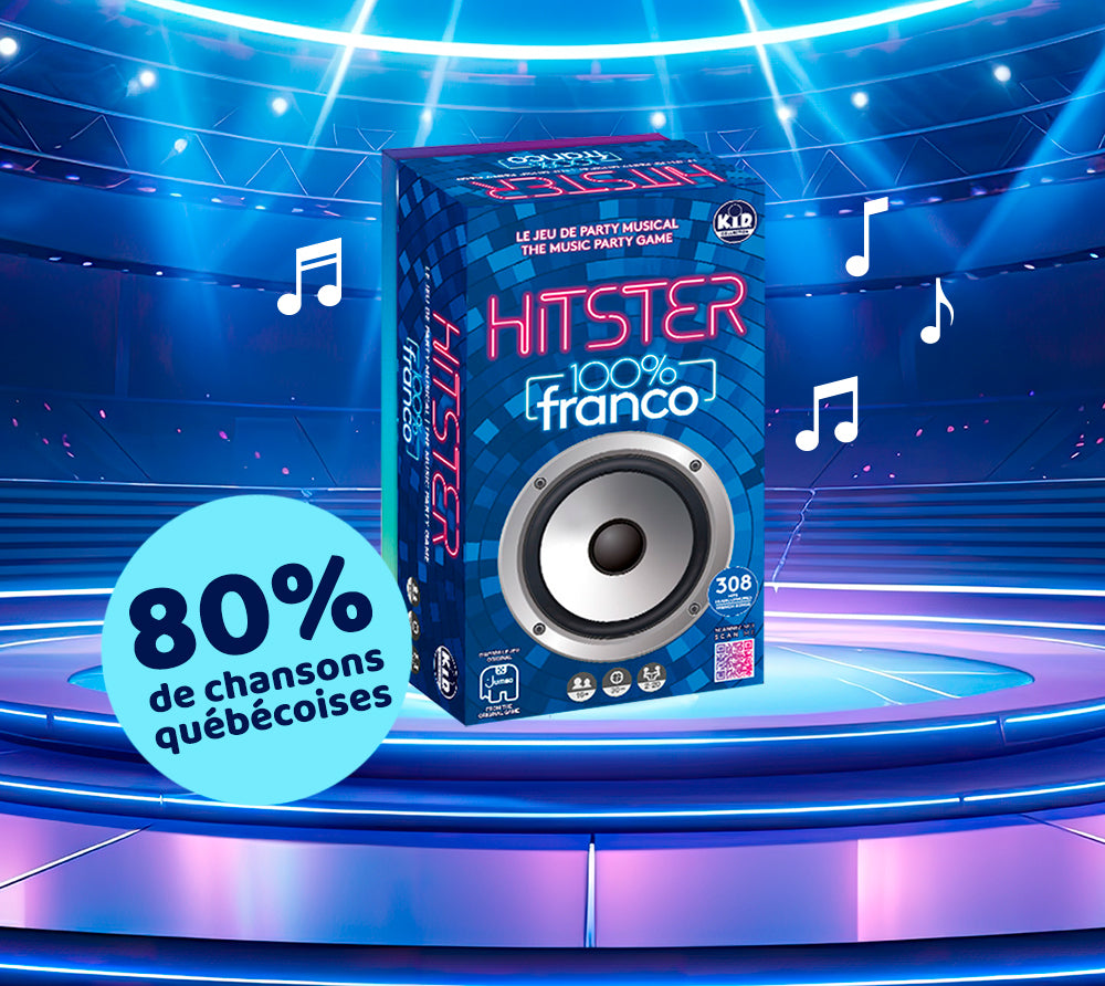 HITSTER 100% FRANCO – JEU DE PARTY MUSICAL