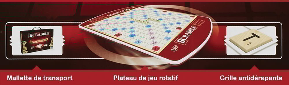 JEU SCRABBLE DE LUXE FRANCAIS