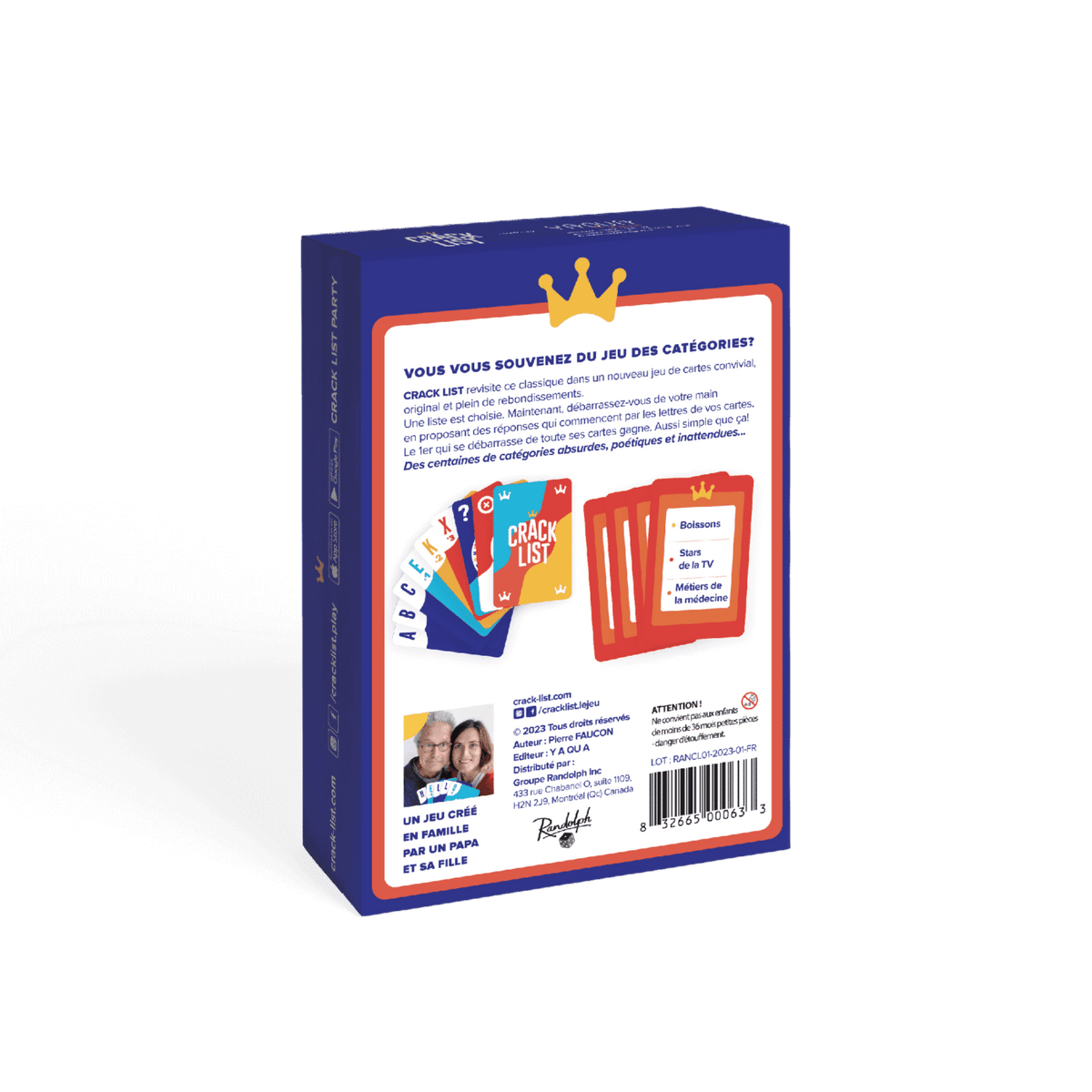 JEU CRACK LIST - RANDOLPH