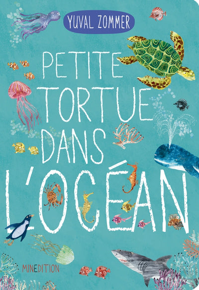 PETITE TORTUE DANS L'OCEAN