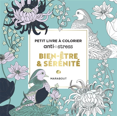 BIEN-ETRE ET SERENITE --PETIT LIVRE A COLORIER
