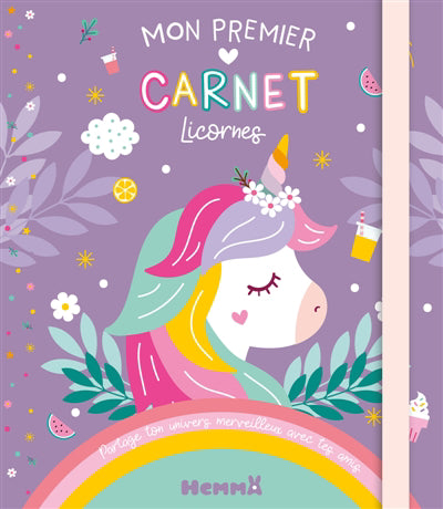 MON PREMIER CARNET LICORNES