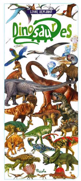 DINOSAURES  LIVRE DEPLIANT