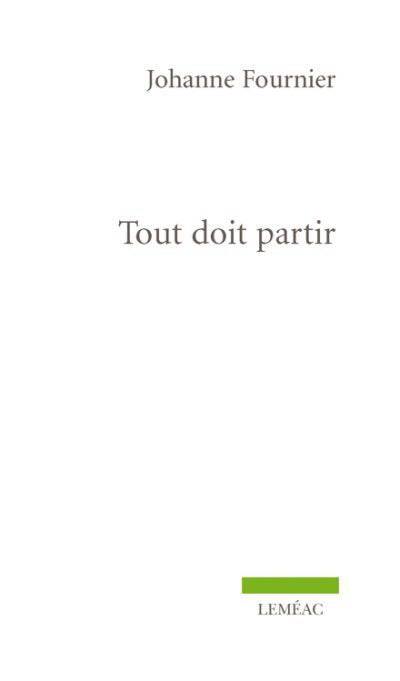TOUT DOIT PARTIR