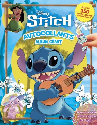 DISNEY STITCH  AUTOCOLLANTS ALBUM GEANT