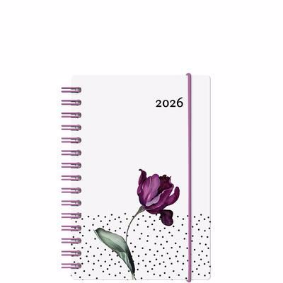 W. MAXWELL AGENDA 2026 BARO TULIPE  BILINGUE FRANCAIS-ANGLAIS