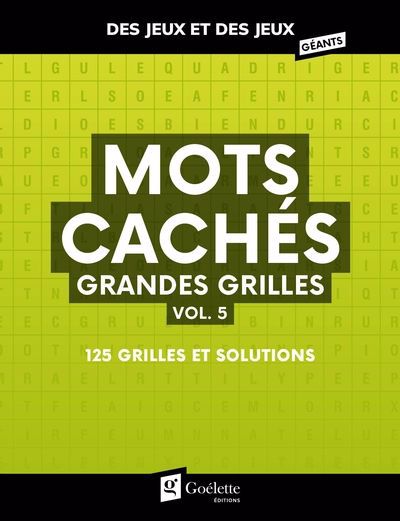 MOTS CACHES GRANDES GRILLES VOL. 5
