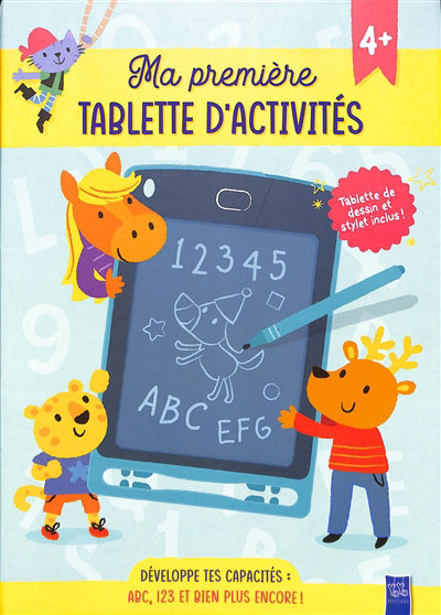 MA PREMIERE TABLETTE D'ACTIVITES 4+  ABC, 123... N.E.