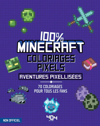 COLORIAGES PIXELS AVENTURES PIXELLISEES – Librairie-Boutique Vénus