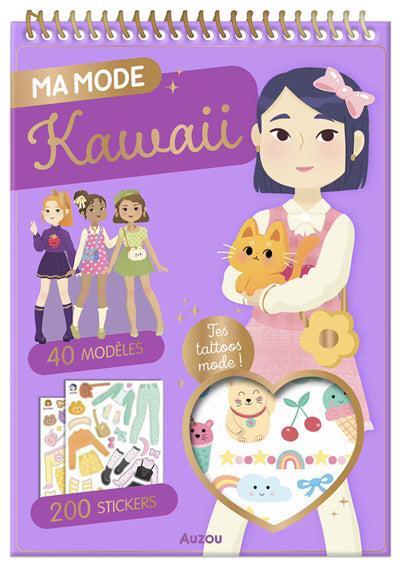 MA MODE KAWAII - 40 MODELES - 200 STICKERS