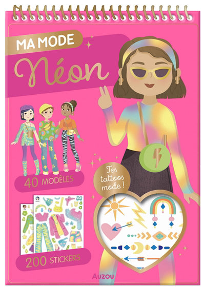 MA MODE NEON - 40 MODELES - 200 STICKERS