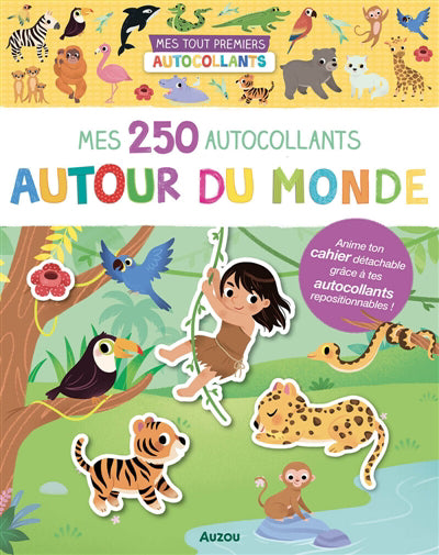 MES 250 AUTOCOLLANTS AUTOUR DU MONDE