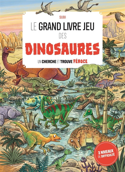 GRAND LIVRE JEU DES DINOSAURES