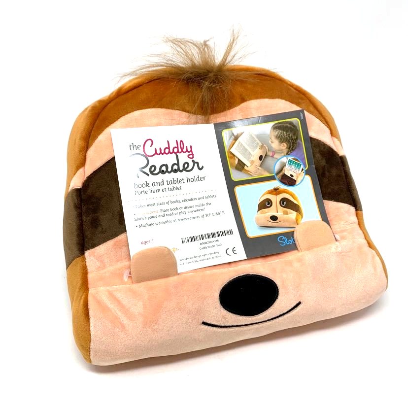 SUPPORT À LIVRE EN PELUCHE ASSORTI