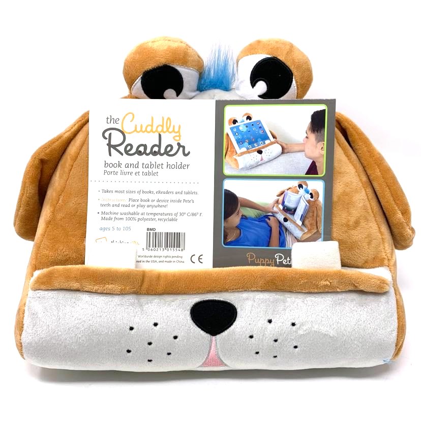 SUPPORT À LIVRE EN PELUCHE ASSORTI