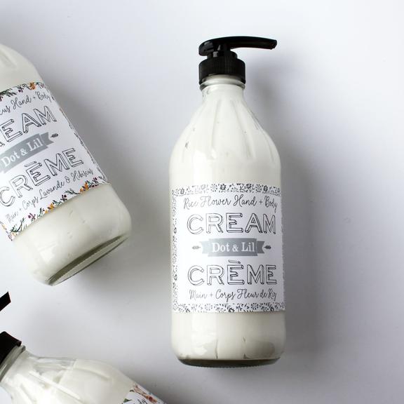 CRÈME À MAIN ET CORPS FLEUR DE RIZ