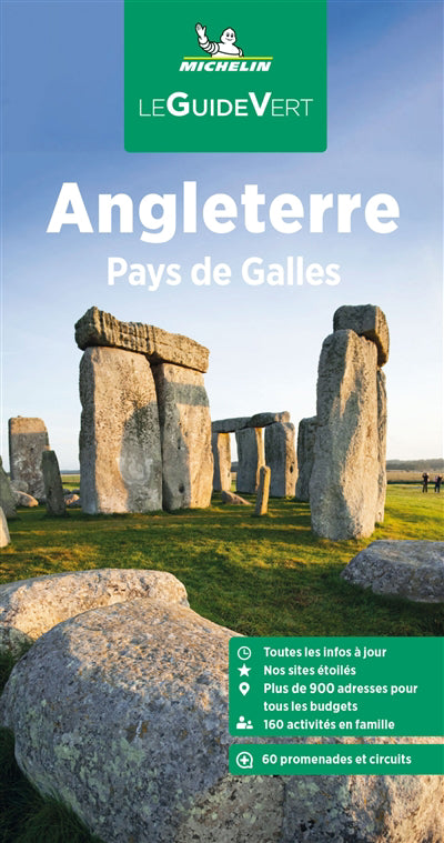 ANGLETERRE  PAYS DE GALLES  GUIDE VERT N.E.