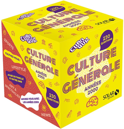 CUBOQUIZ CULTURE GENERALE ANNEES 2000 - COFFRET