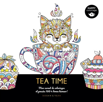 TEA TIME -CARNET DE COLORIAGES