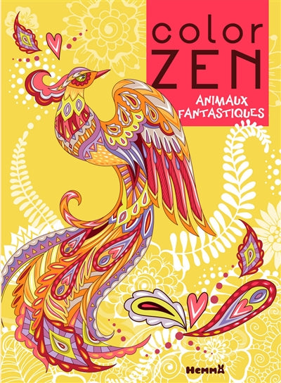 COLOR ZEN - ANIMAUX FANTASTIQUES (PHENIX)