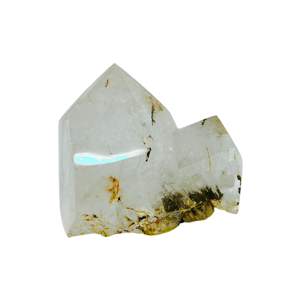 DOUBLE POINTE QUARTZ CLAIR FANTOME