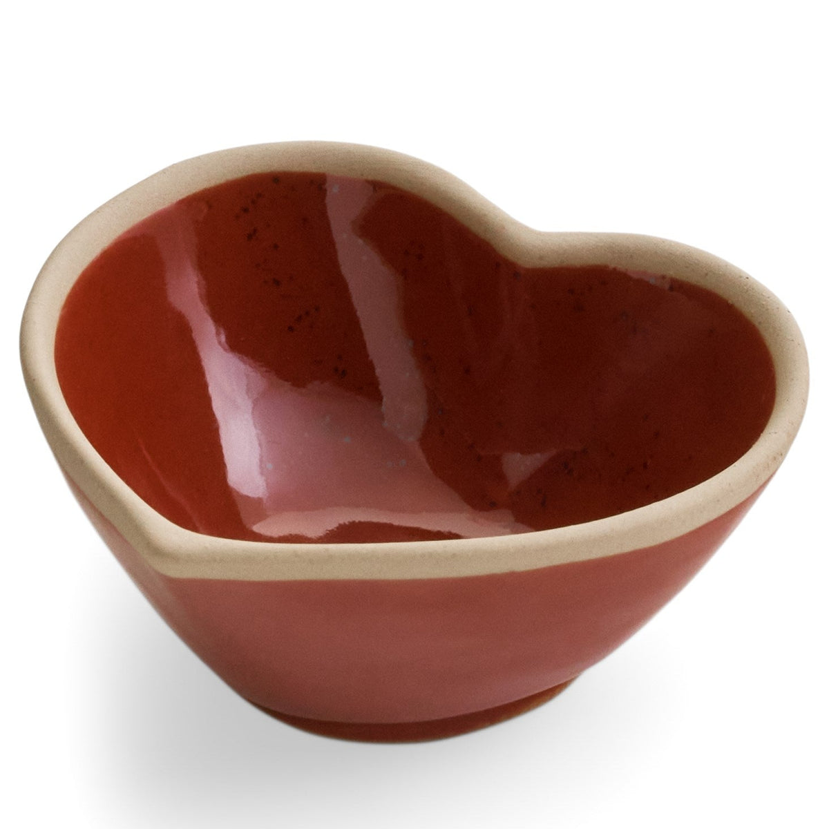 PETIT BOL CŒUR EN GRÈS ROUGE