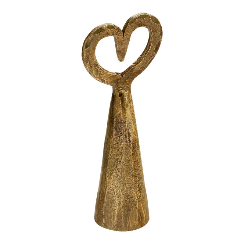 ÉTEIGNOIR À BOUGIE CŒUR EN FER – FINI LAITON ANTIQUE