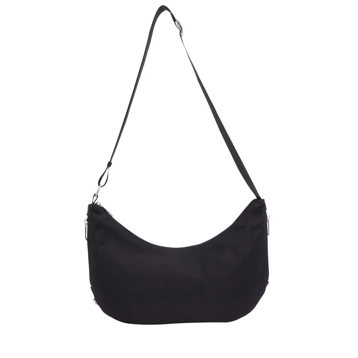 SAC BANDOULIÈRE EN NYLON NOIR ONYX - S-Q