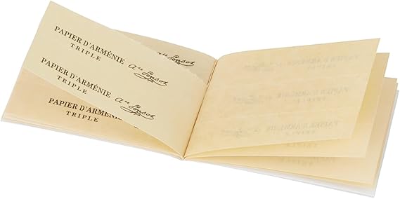 Papier d’Arménie Bleu – Parfum mythique, purifiant et intemporel