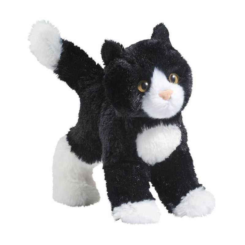Snippy – Chat noir et blanc en peluche – Élégance et personnalité féline | Douglas Cuddle Toy