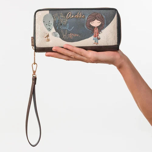 Portefeuille RFID grand format de la collection Tulip - Anekke
