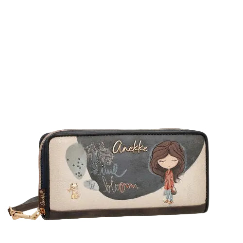 Portefeuille RFID grand format de la collection Tulip - Anekke