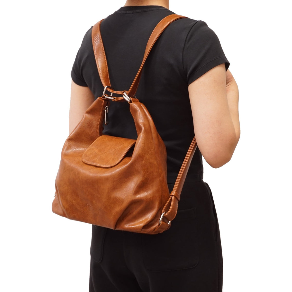 Sac hobo camel convertible 3-en-1 pratique et polyvalent pour le quotidien - S-Q Inc.