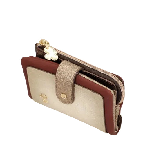 Portefeuille moyen RFID de la collection Blossom - Anekke