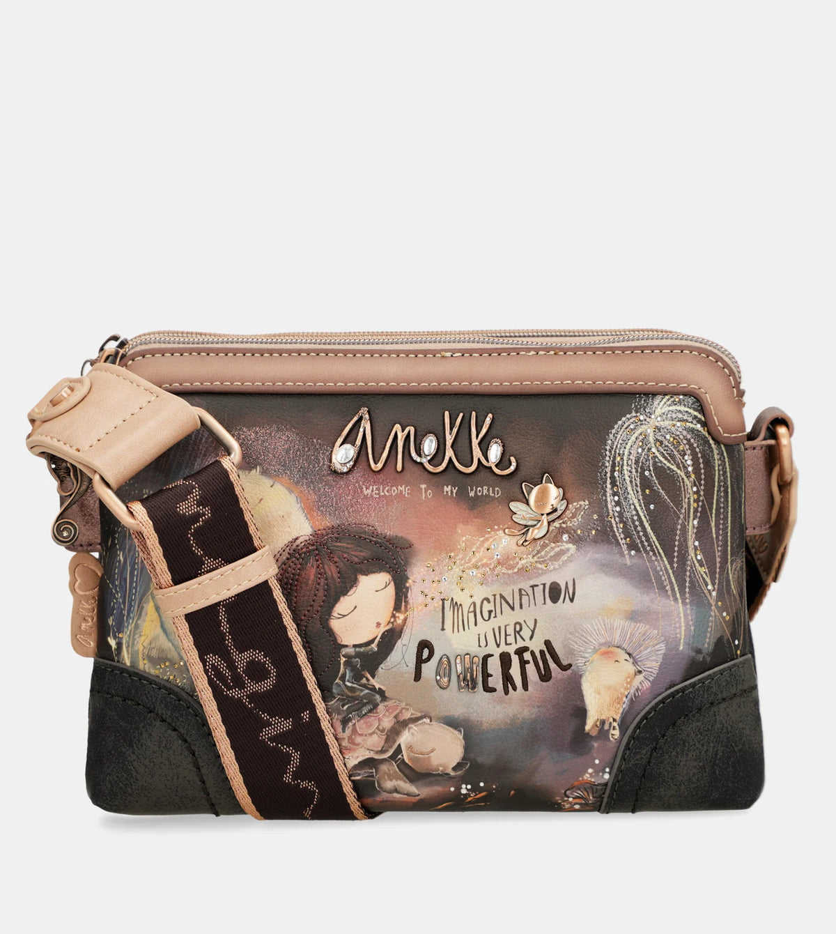 SAC BANDOULIERE 2 COMPARTIMENTS DREAMVERSE ANEKKE