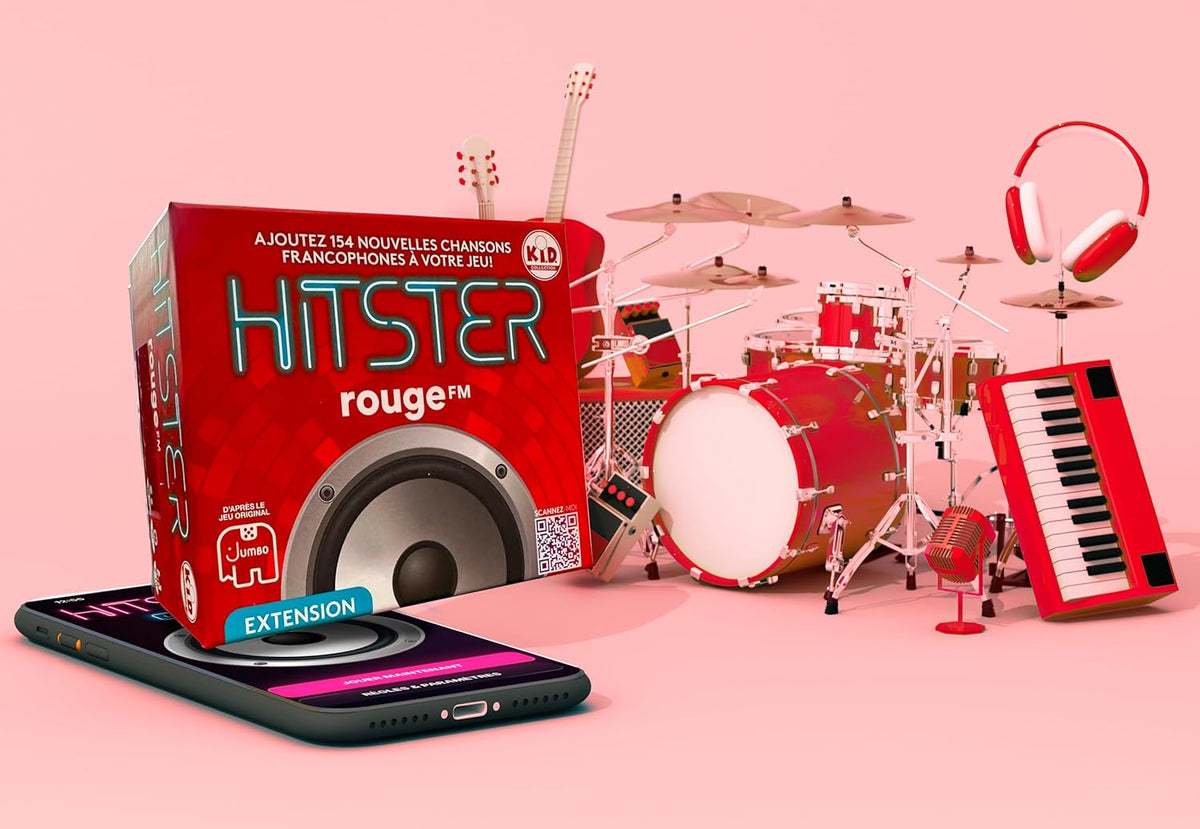 Hitster - Rouge FM 100 % Franco - extension de 154 chansons