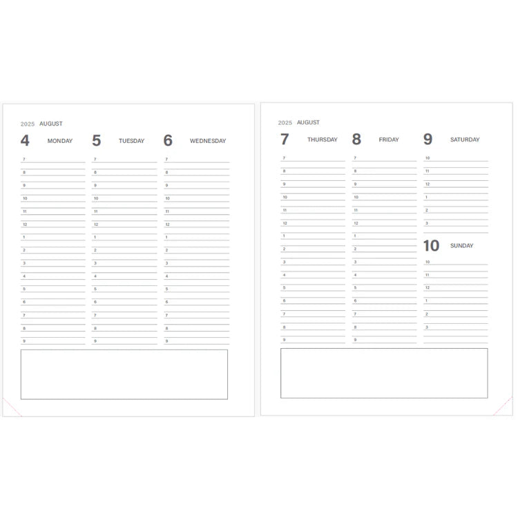 AGENDA ACADEMIQUE 2025-2026 LARGE PATCHWORK ABSTRAIT