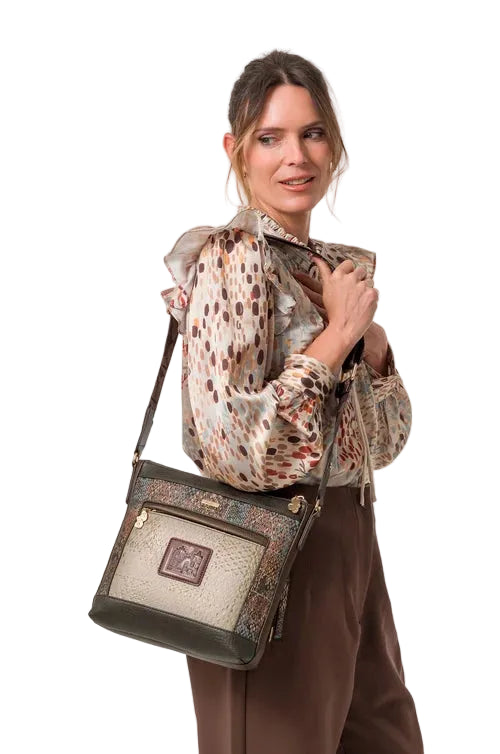 Sac à main bandoulière Tulipe de format moyen - Anekke
